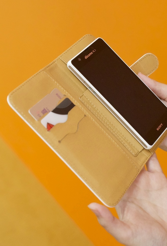 らっこ 手帳型 Android ケース