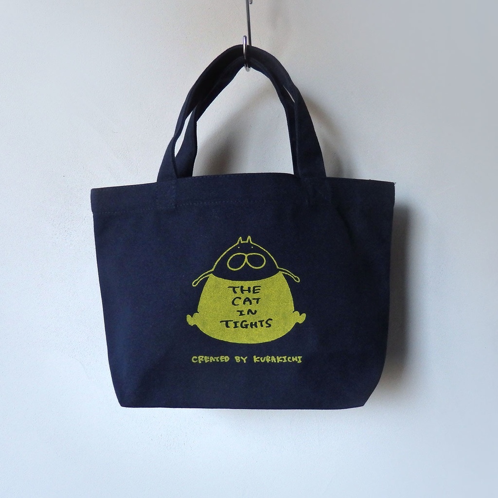 ねこタイツ どっすん ネイビートートS