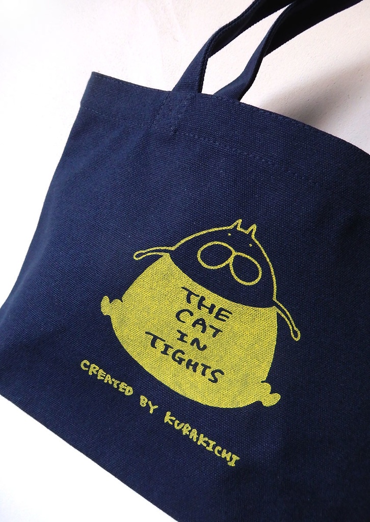 ねこタイツ どっすん ネイビートートS