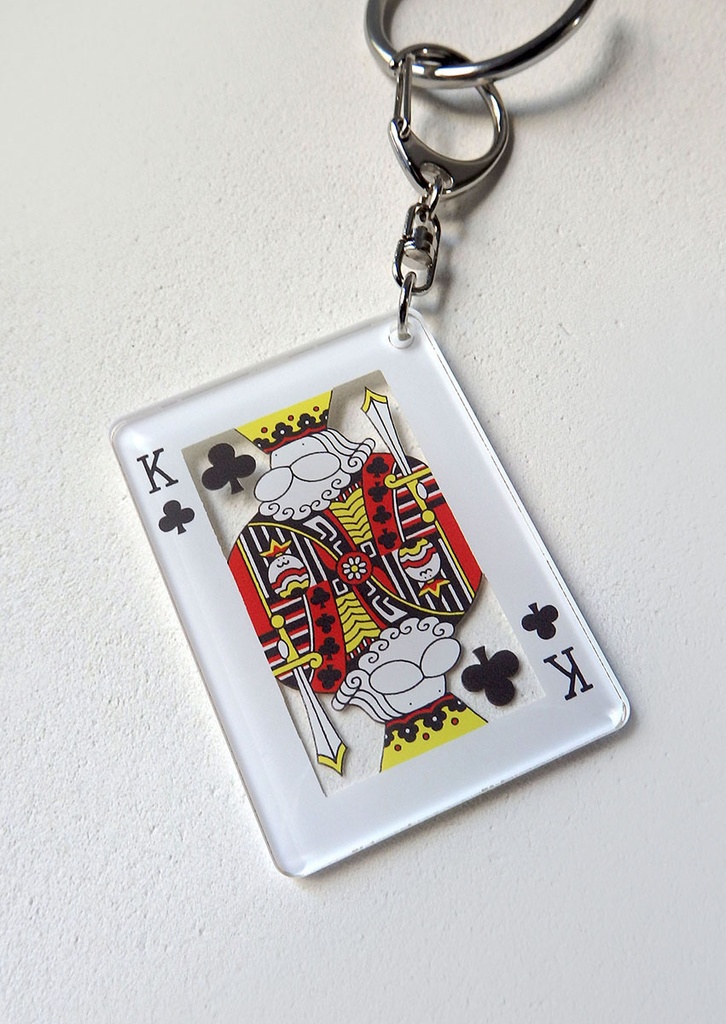 ねこタイツ キング オブ クラブ アクリルキーホルダー