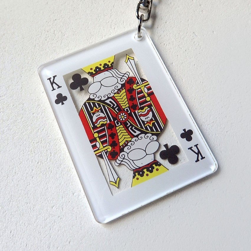 ねこタイツ キング オブ クラブ アクリルキーホルダー