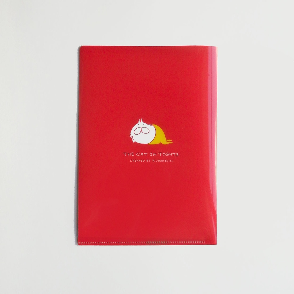 ねこタイツ サボテン A5 クリアファイル