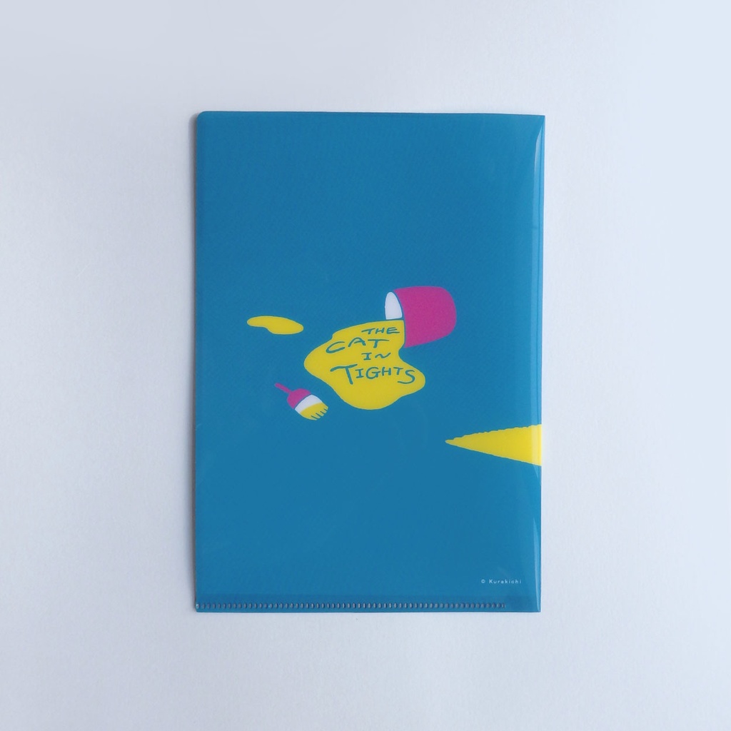 ねこタイツ ペイント A5 クリアファイル