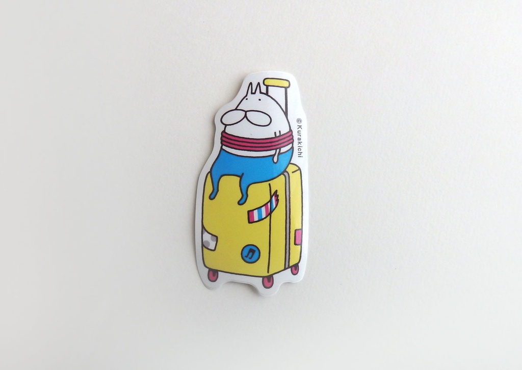 ねこタイツと旅に出る ステッカー