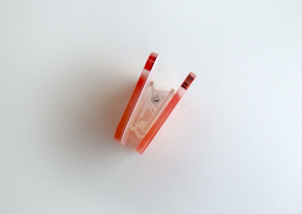 ねこタイツ アクリルクリップ スクエア