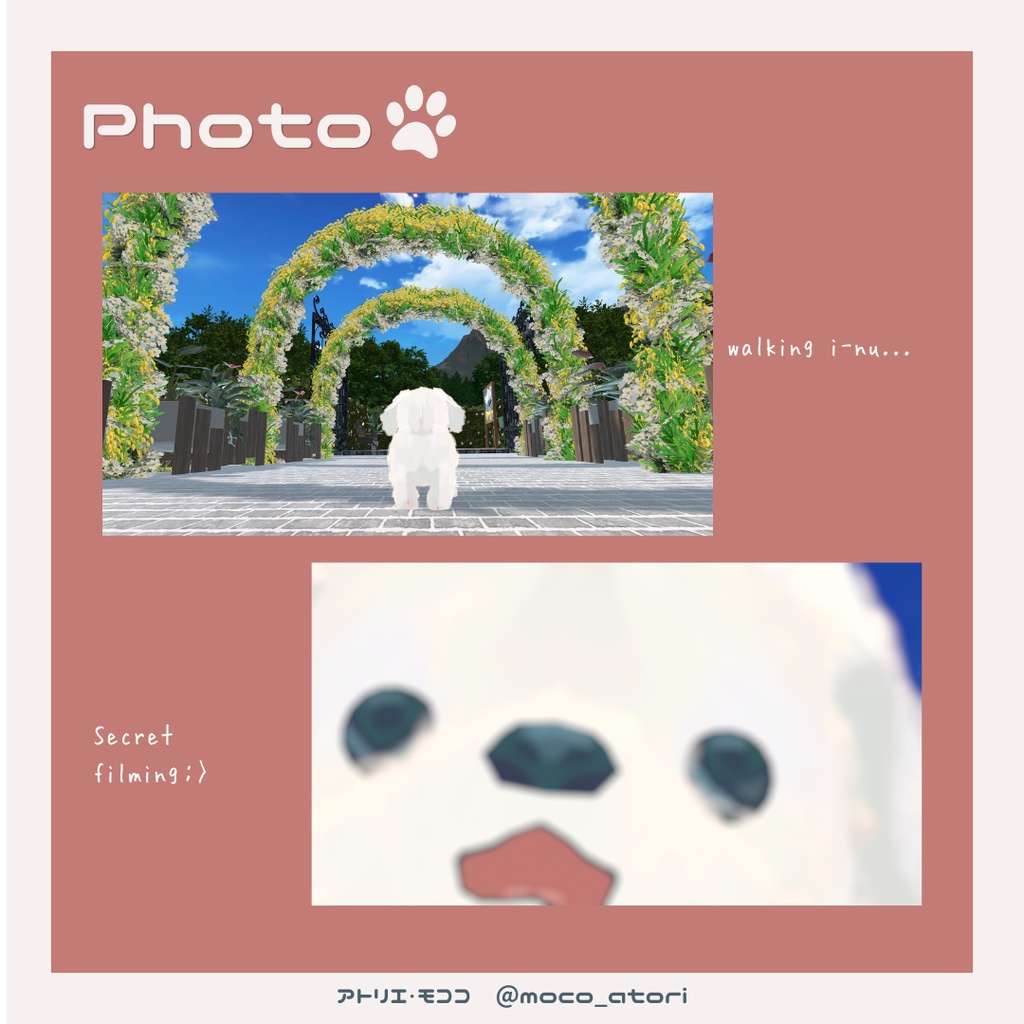 幸せのしろいーぬ / オリジナル3Dモデル