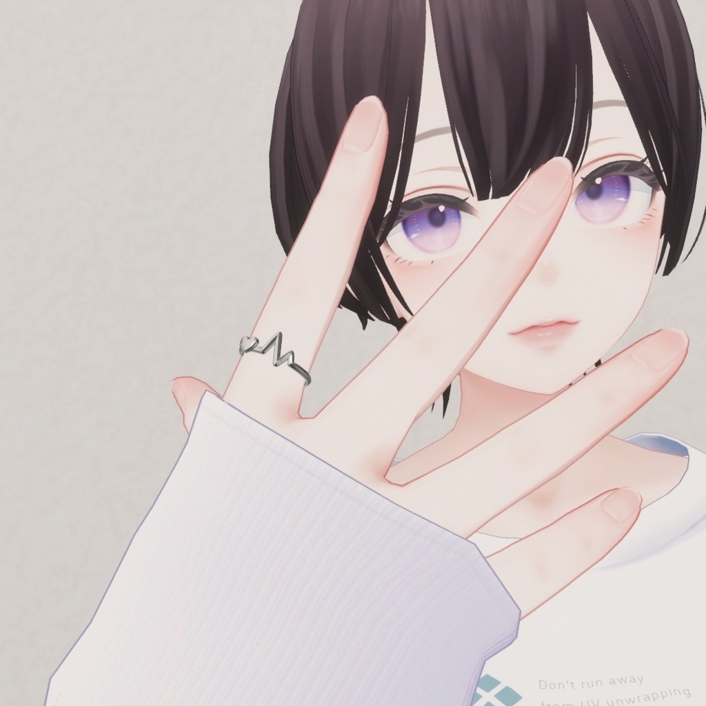 【無料】PulseRing - 心拍モチーフ指輪