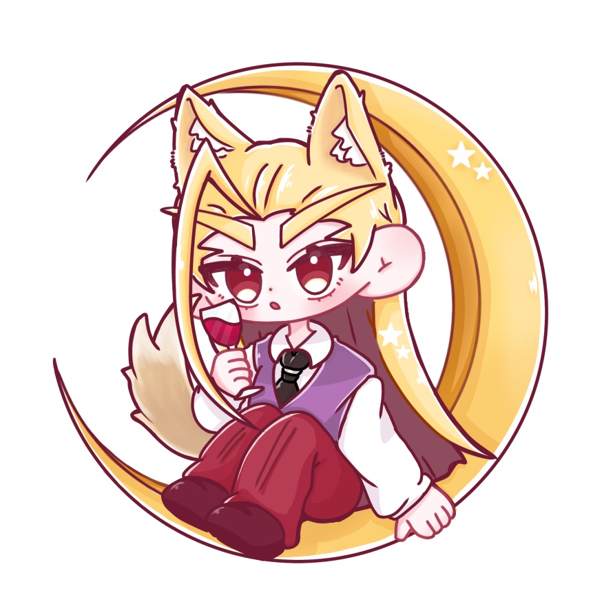 らぶりーわおわお♡お月様アクリルスタンド