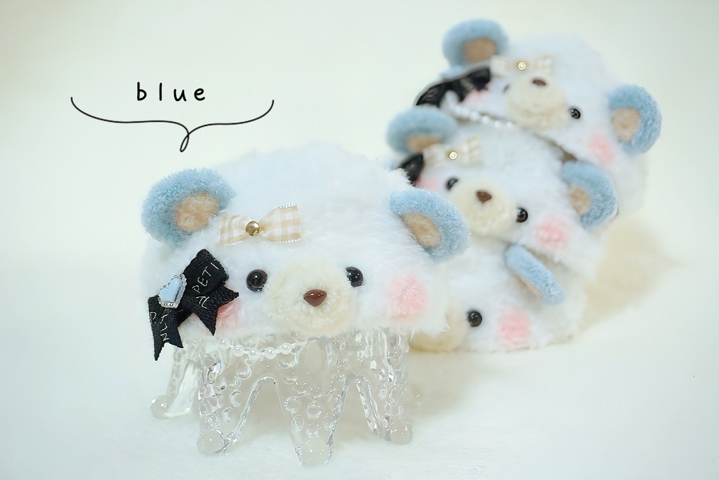 くまかわサロペ(ちびぐるみ)