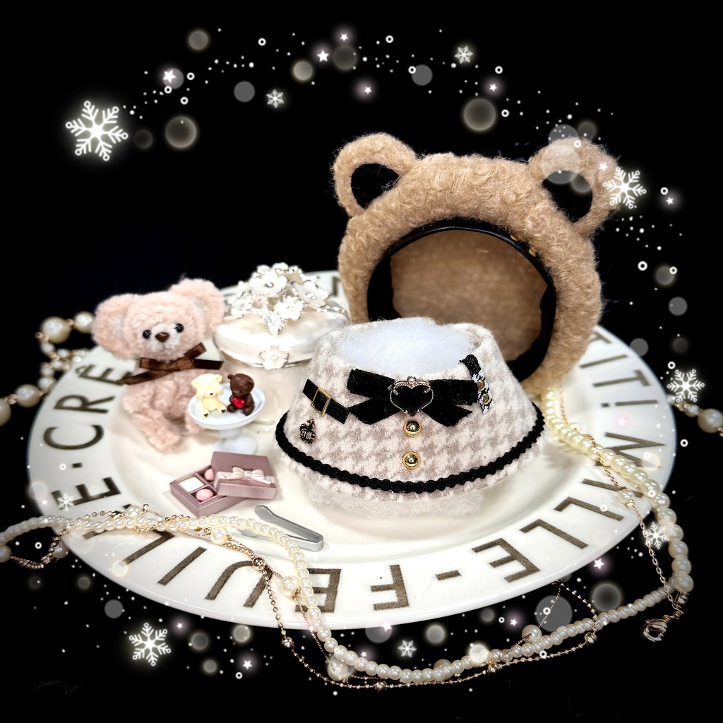 🎀🧸すうぃーとべあ🧸🎀White &brown