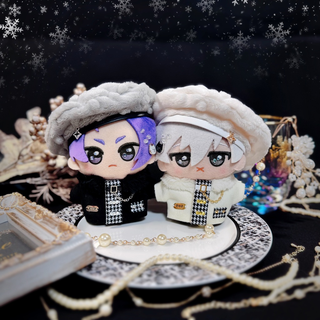 houndstooth far jacket set　ちび