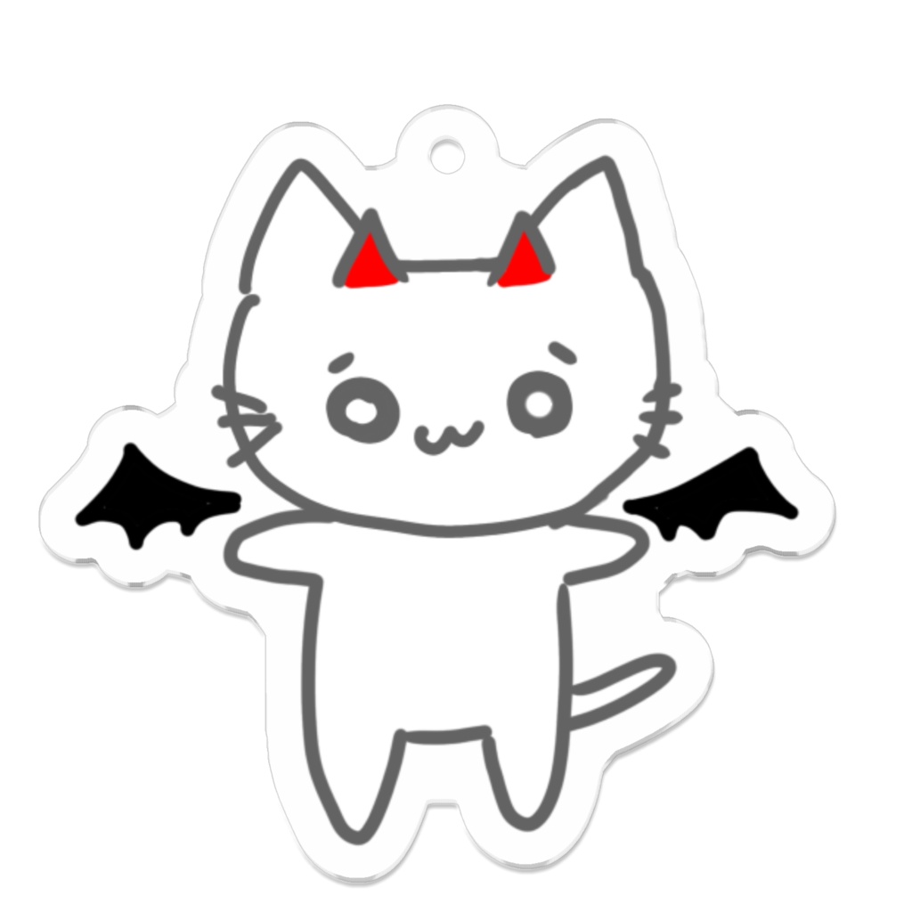 悪魔ねこ アクキー