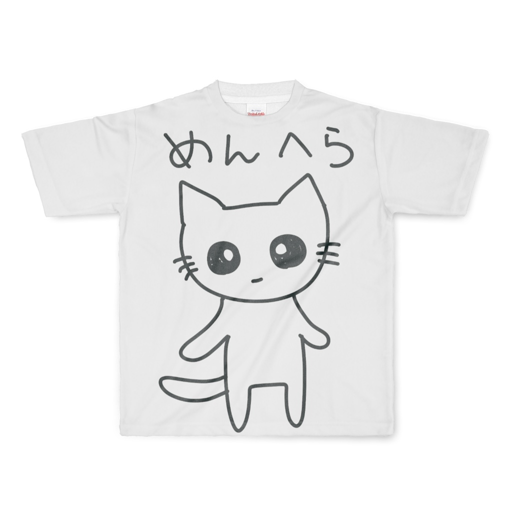 めんへらねこ Tシャツ