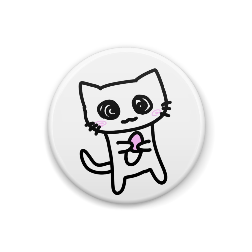 おくすりねこ 缶バッジ