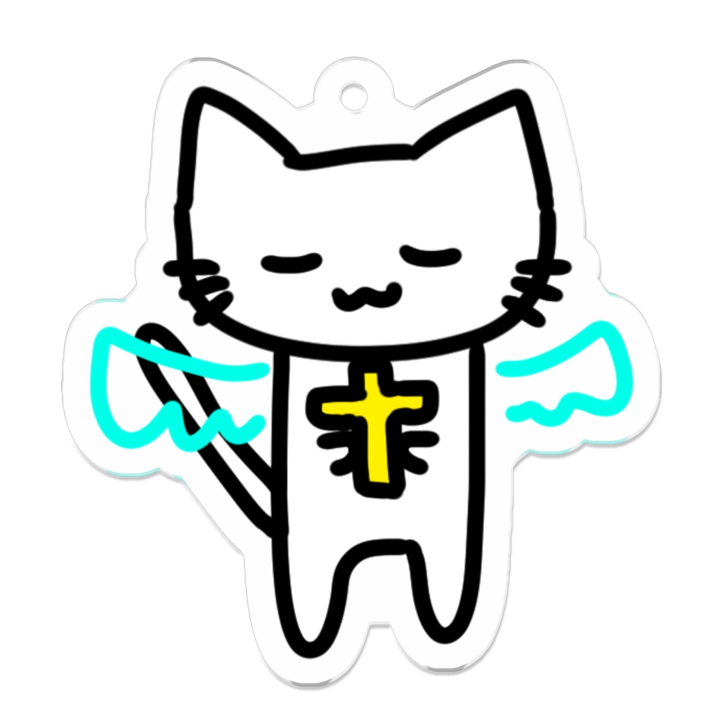 ねこ -祈り- アクキー