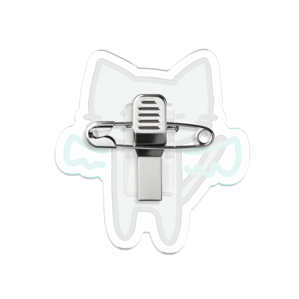 ねこ -祈り- バッジ