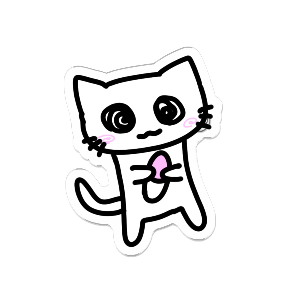 おくすりねこ バッジ