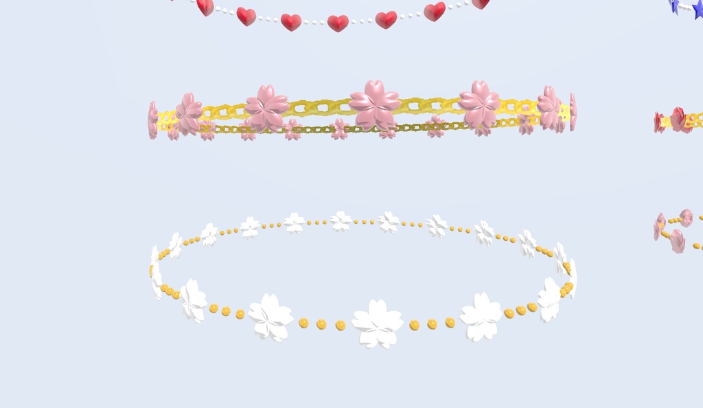 ブレスレット8種(VRChat向け)