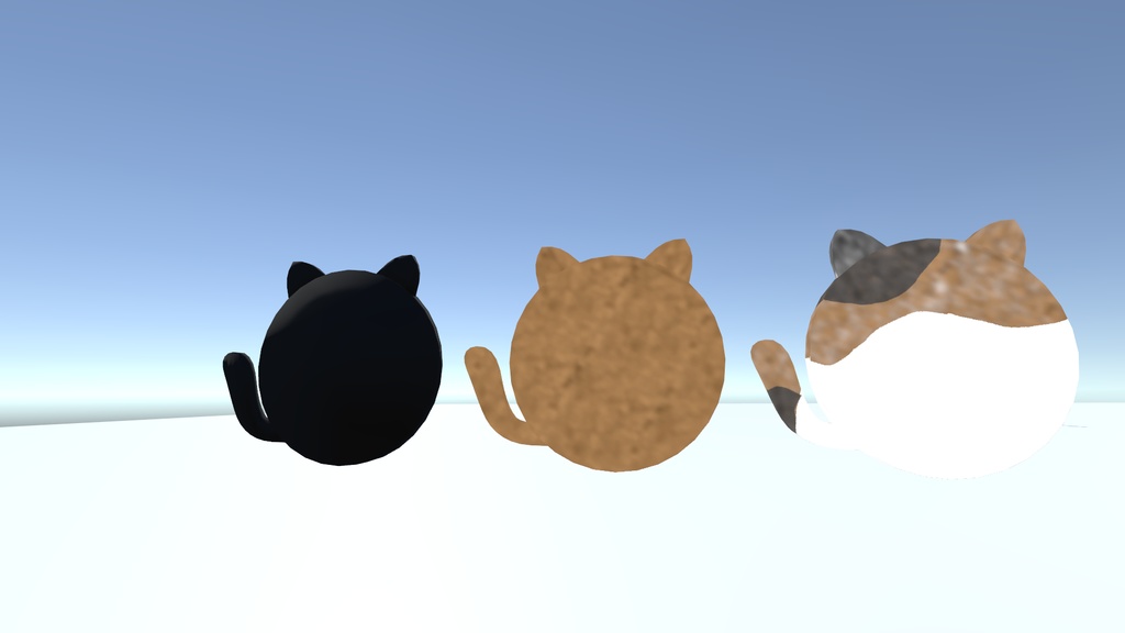 ねこクッション(VRChat向け)