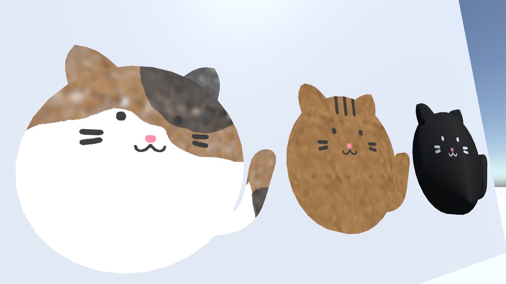 ねこクッション(VRChat向け)