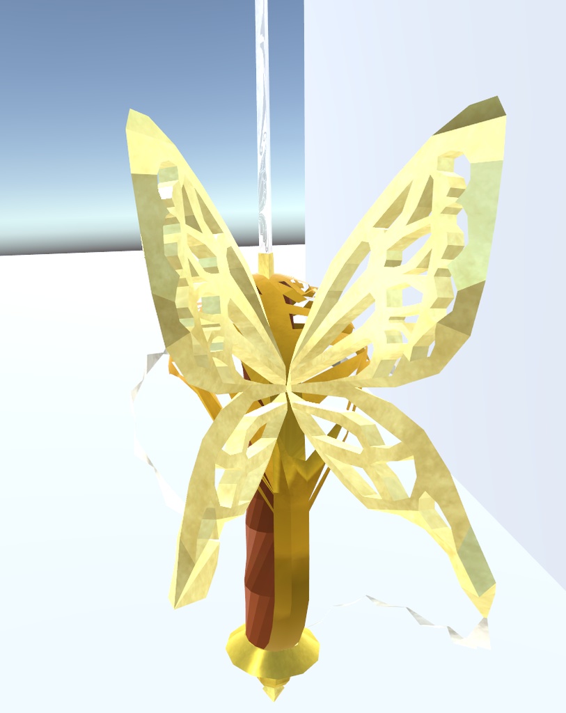 蝶々と鈴蘭のレイピア(VRChat向け)