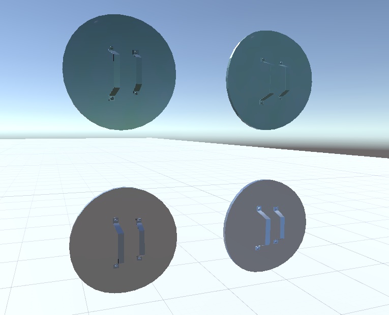 蝶々と鈴蘭の盾(VRChat向け)