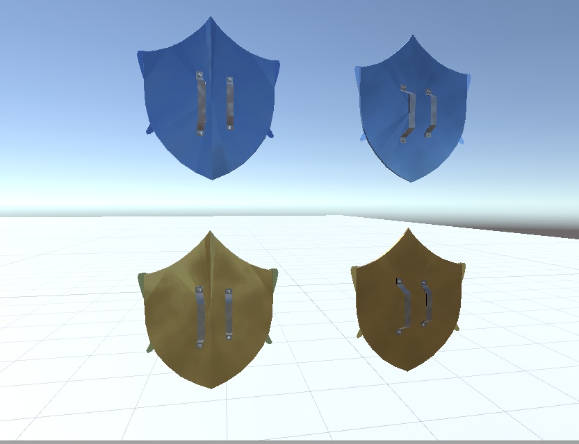 蝶々と鈴蘭の盾(VRChat向け)