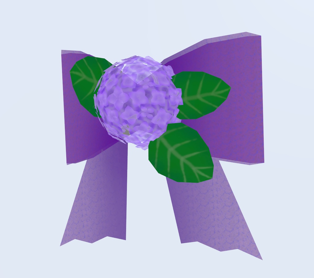 紫陽花のアクセサリー(VRChat向け)5/20更新