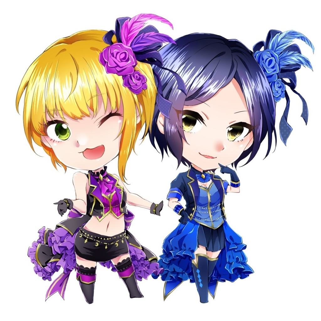 かなデリカ アクリルキーホルダー（Tulip ver.）