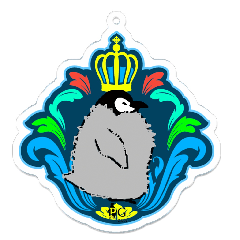 ★ペンギンカフェ★ペンギンアクリルキーホルダー