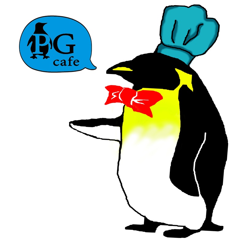 ★PGカフェ★ペンギンアクリルキーホルダー