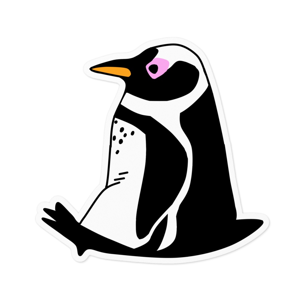 ★ペンギンカフェ★ペンギンステッカー