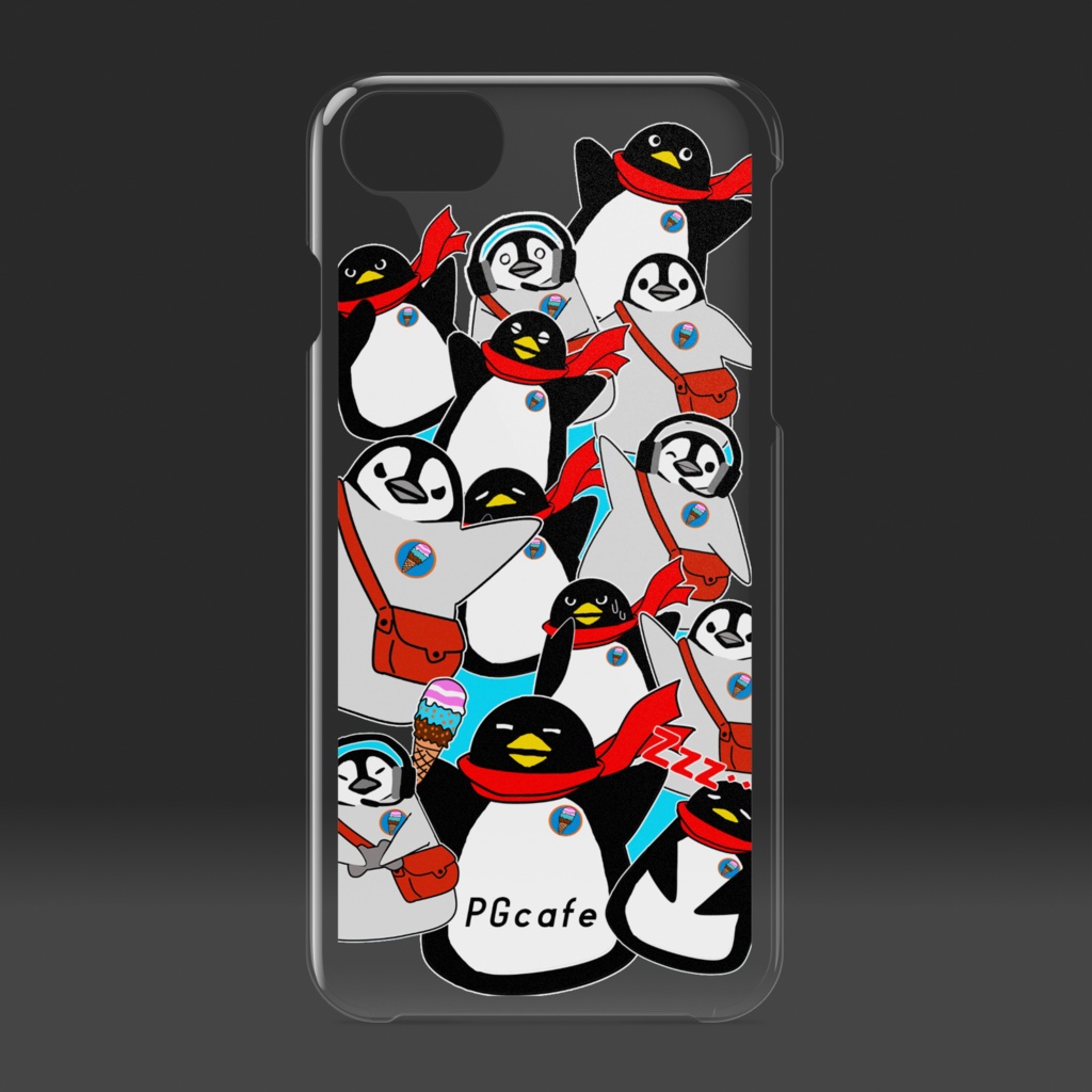 ★PGcafe★オリジナルクリアiPhoneケース