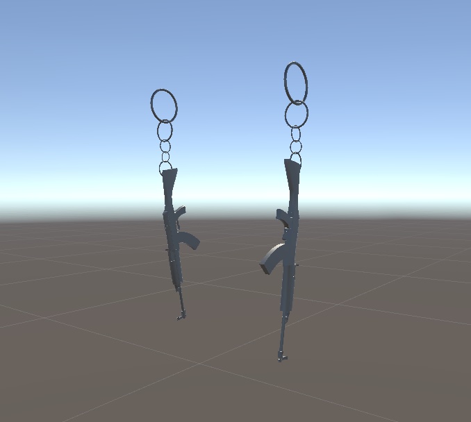 「VRC想定 3Dモデル」ライフルピアス