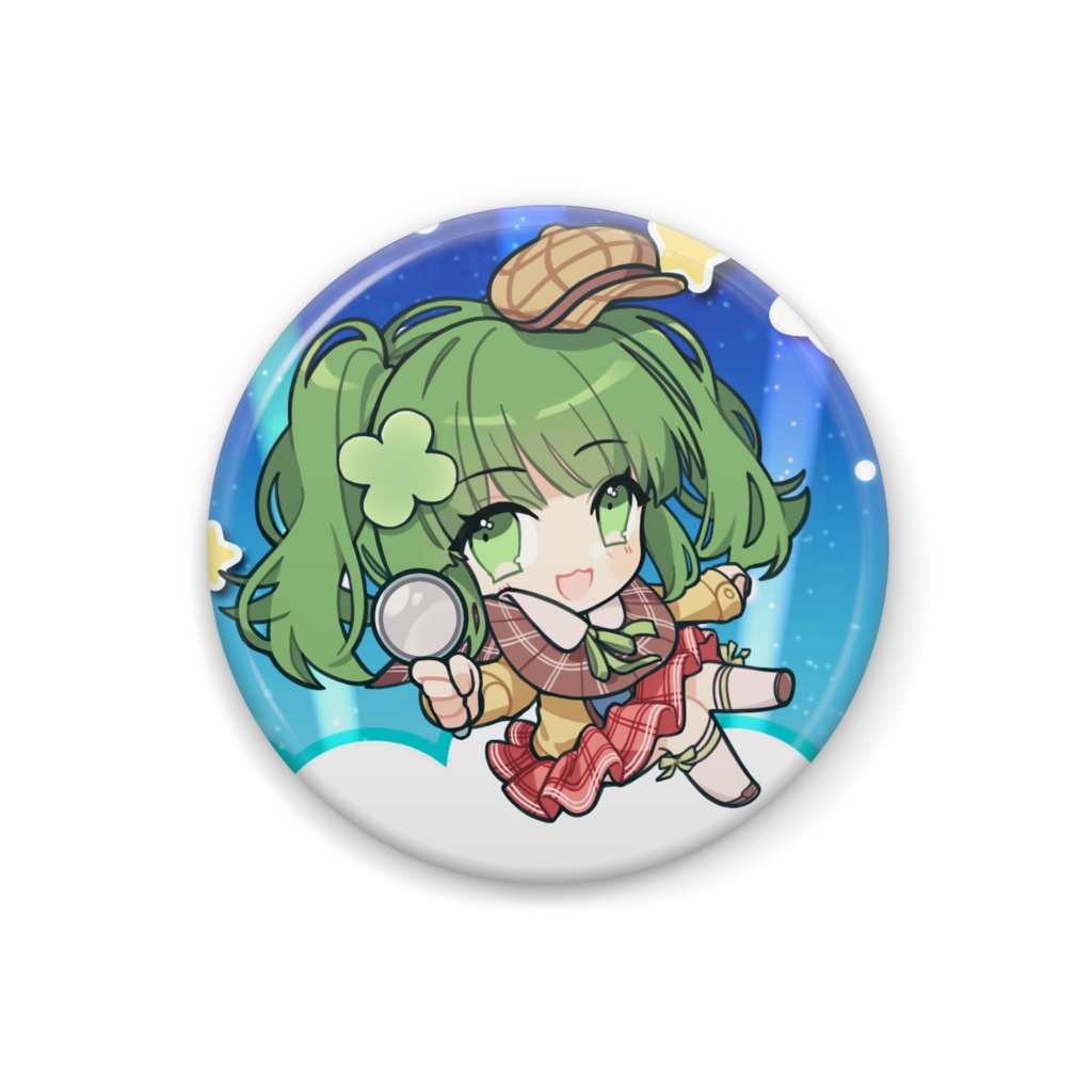 麻生四葉SDイラスト缶バッジ
