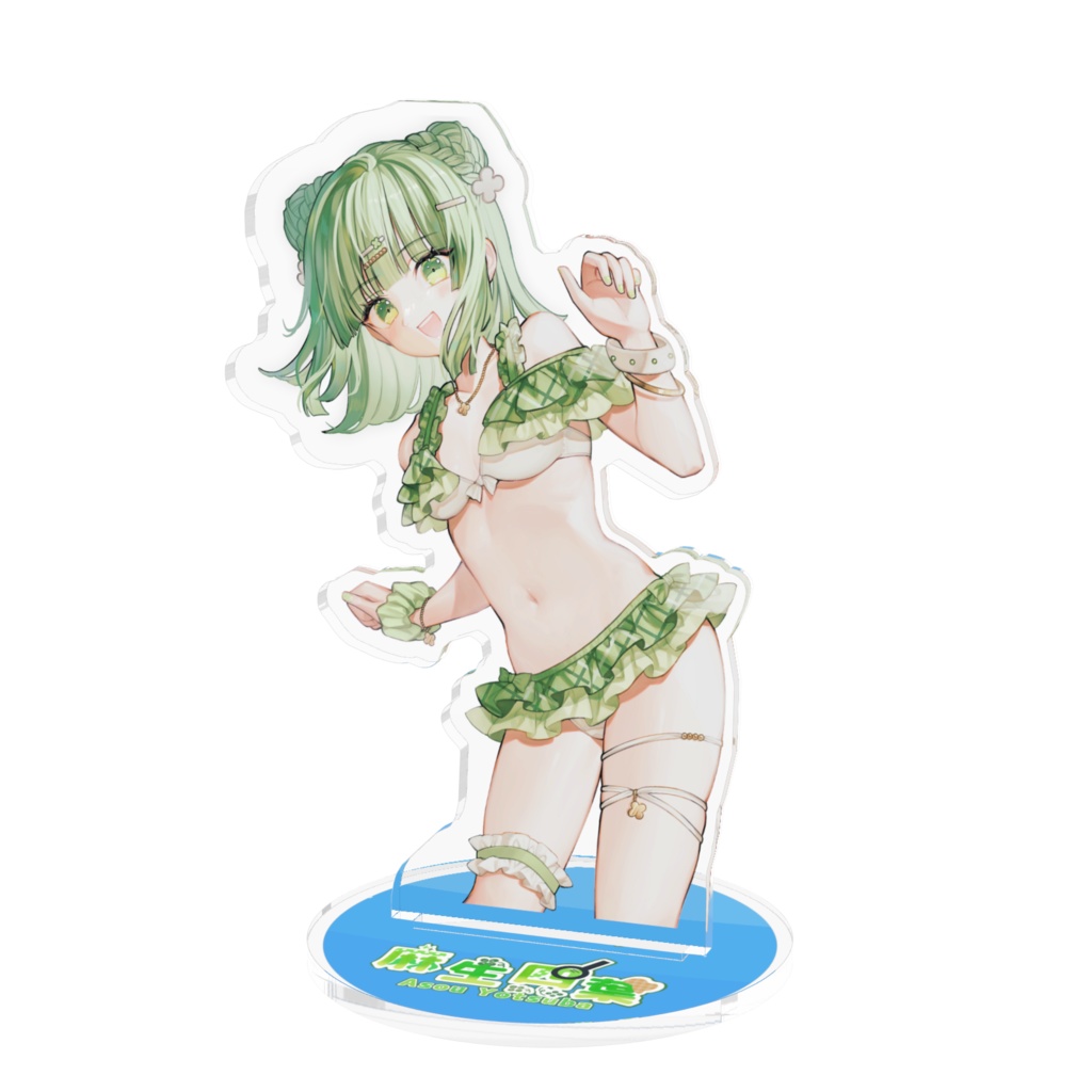 水着イラストアクリルスタンド＠髪型４種類！