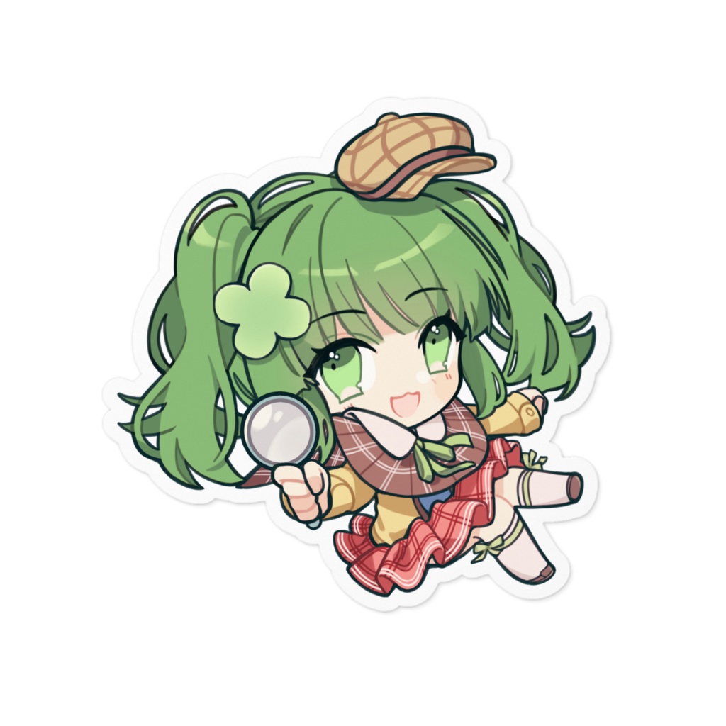 麻生四葉SDイラストステッカー