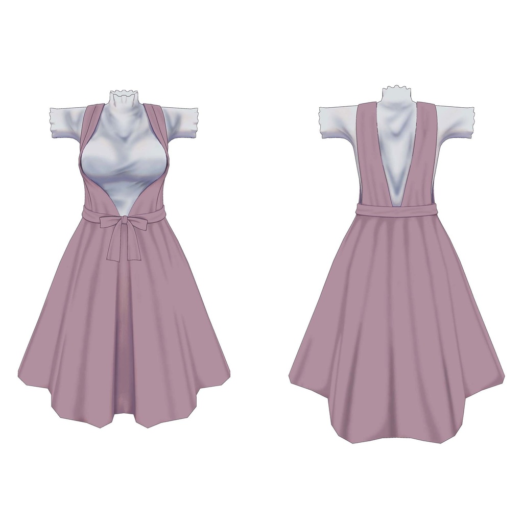 【桔梗】【PB】Front Bow Dress