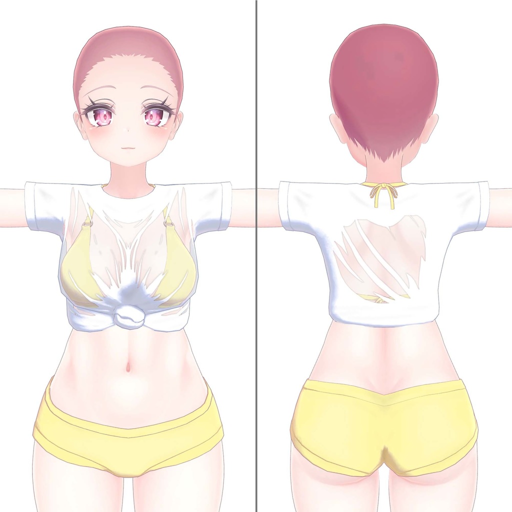 【セレスティア用】濡れTシャツ&水着