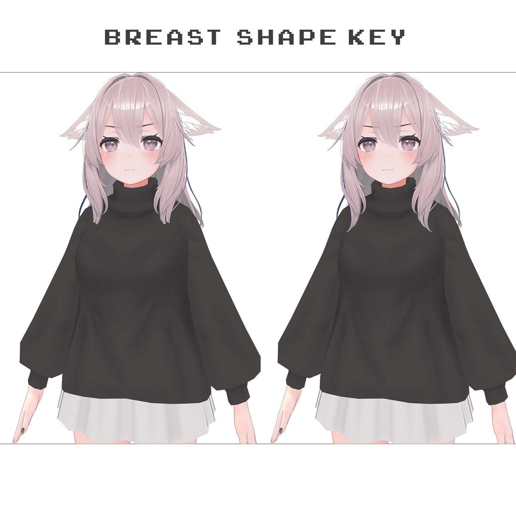 ゆるセーターとルーズソックス【桔梗用】