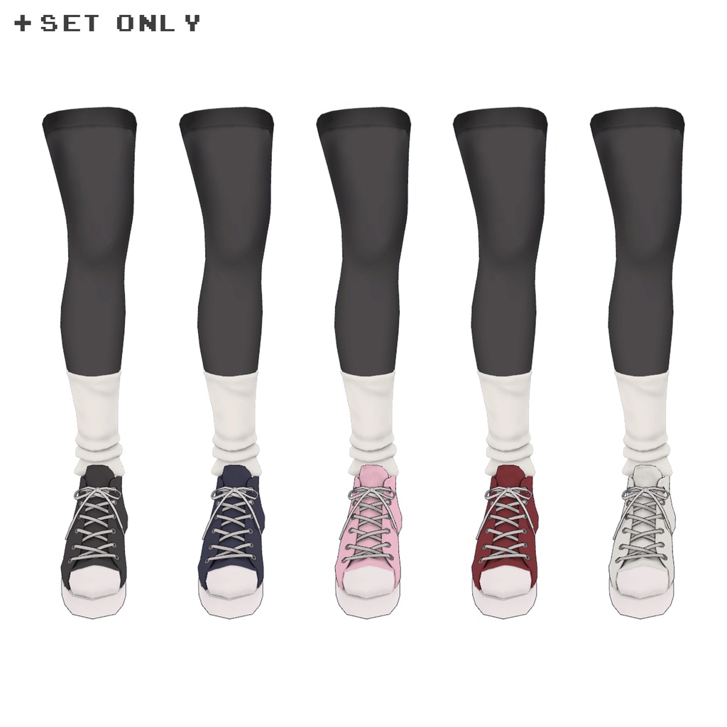 ゆるセーターとルーズソックス【桔梗用】