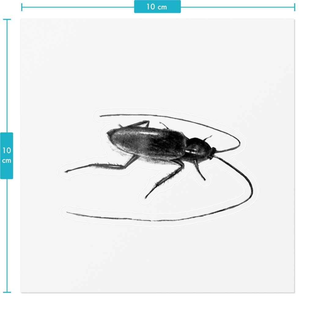 ゴキブリステッカー