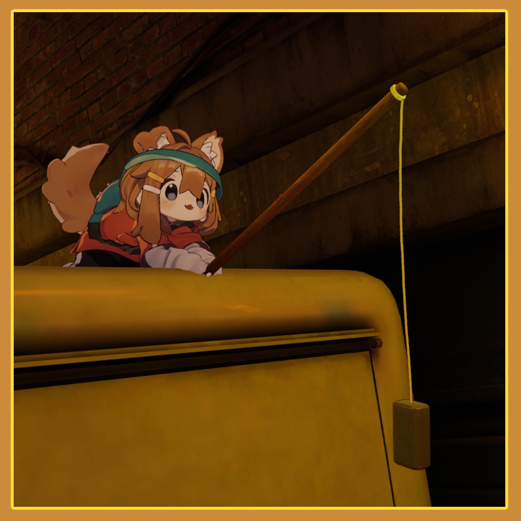 【アバター用小物】ゆらゆら こんにゃく棒