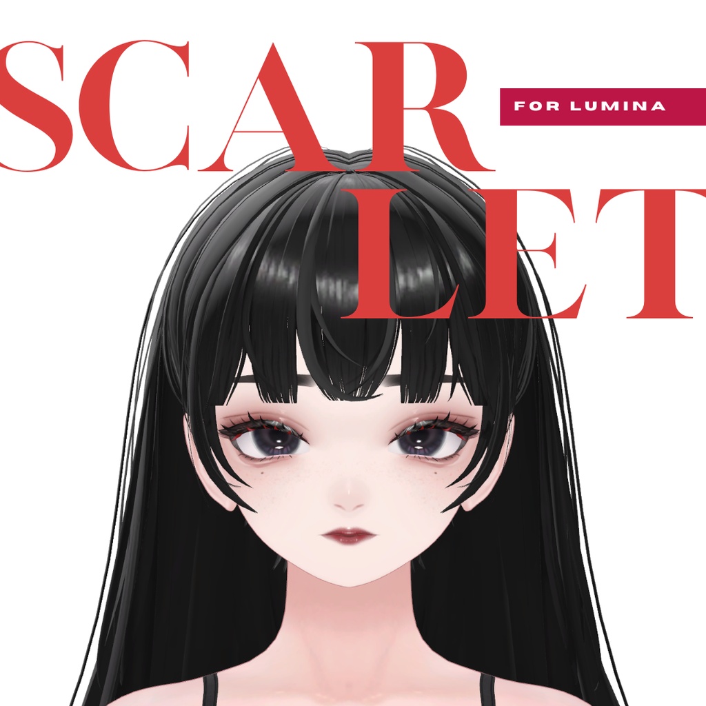 【ルミナ / LUMINA】 Scarlet Makeup + Eye + Tongue + Blendshape