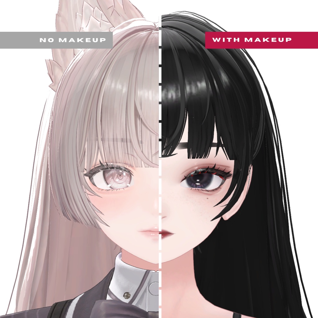 【ルミナ / LUMINA】 Scarlet Makeup + Eye + Tongue + Blendshape