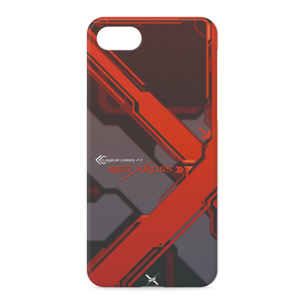 Logical colors #1 RED XROSS iPhoneケース