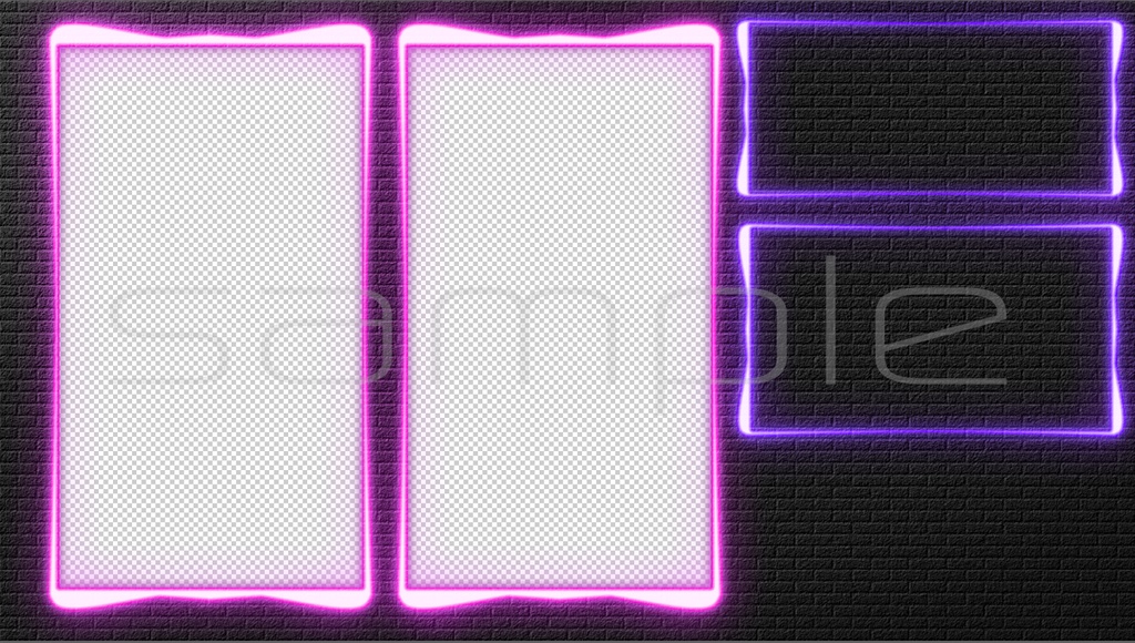 【無料】カードゲーム用対戦動画素材・リモート対戦用配信画面デザイン/オーバーレイ