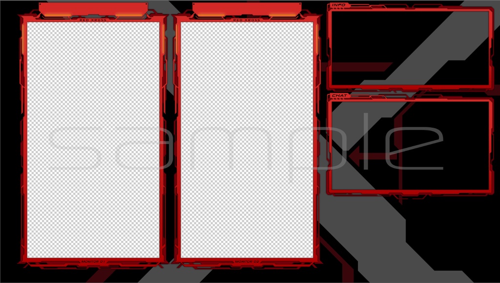 【無料】カードゲーム用対戦動画素材・リモート対戦用配信画面デザイン/オーバーレイ