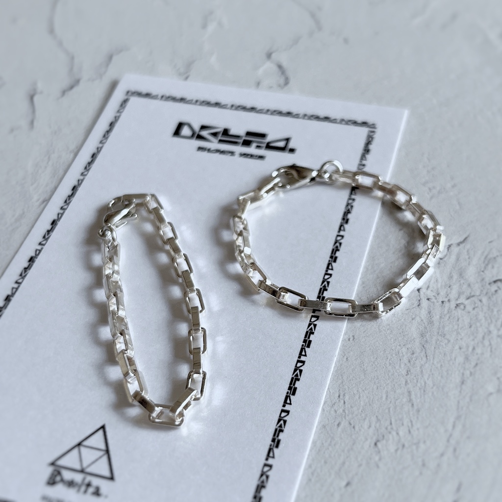 【10〜12cmぬい用】シンプルカクカクチェーンネックレス