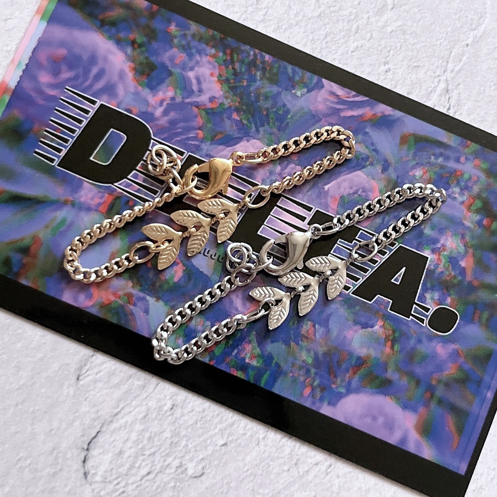 【10〜12cmぬい用】センターリーフネックレス【送料無料】